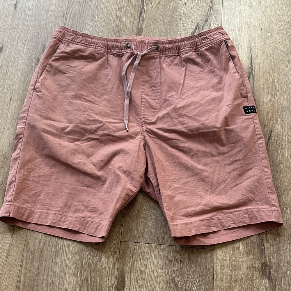 Billabong Men's Dusty Rose Flat Front Shorts
